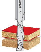 Solid Carbide Mortise Compression Spiral CNC Router Bits