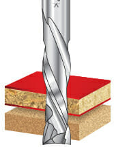 Solid Carbide Compression Spiral CNC Router Bits