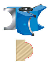 Stair Tread Shaper Cutters